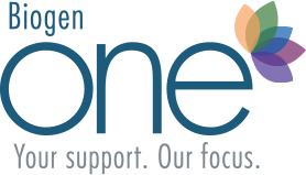 Thumbnail image of the Biogen ONE™ logo